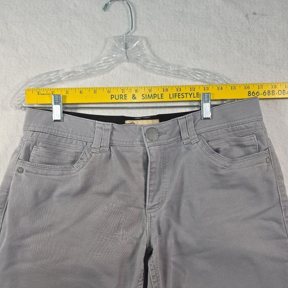 Democracy AB Solution Jeans Chino Womens Size 10 Ankle Gray Tummy Control Skinny - Picture 6 of 10